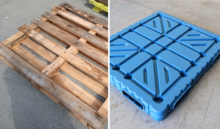 吹塑托盤與木托盤的不同，這些優(yōu)勢你知道嗎？